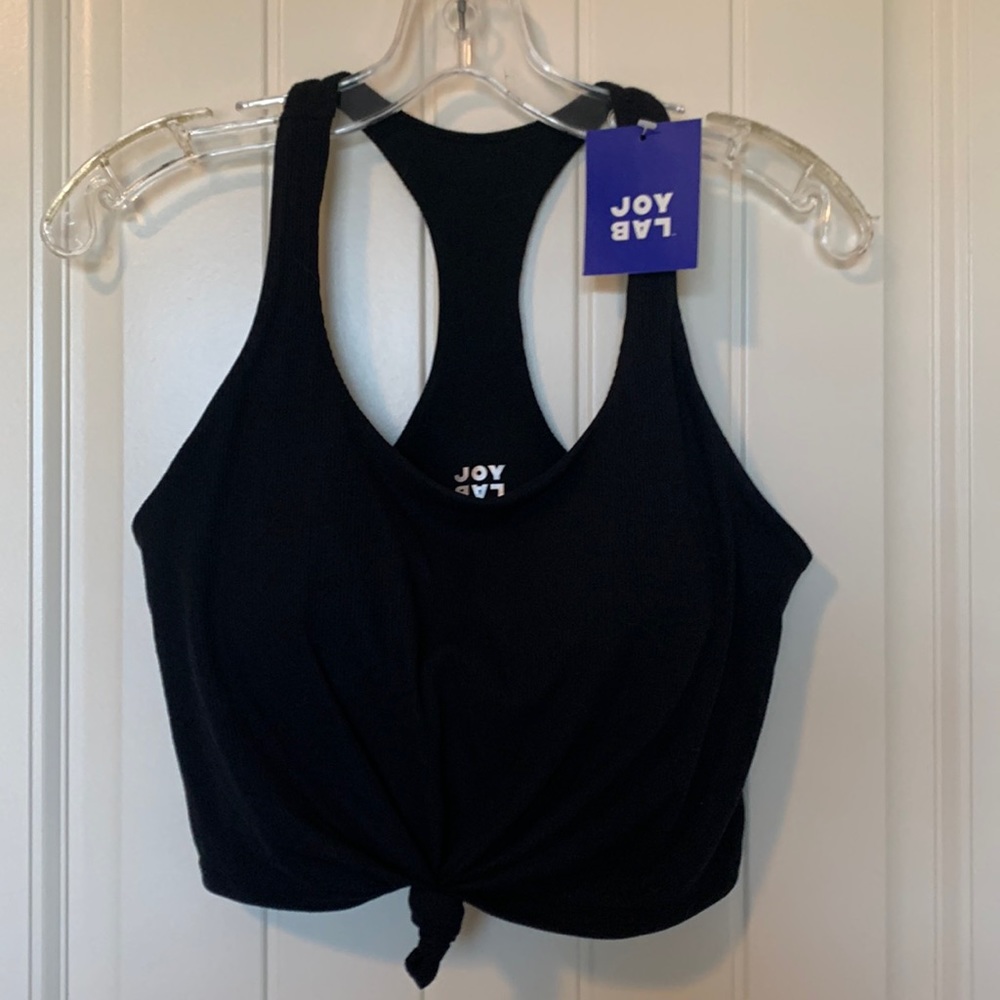 Joy Lab Black Longline Sports Bra